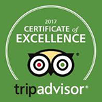 2017 - TripAdvisor: Certificate of Excellence
