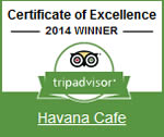 2014 - TripAdvisor: Certificado de Excelência