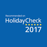 2017 - HolidayCheck: Recommended on HolidayCheck