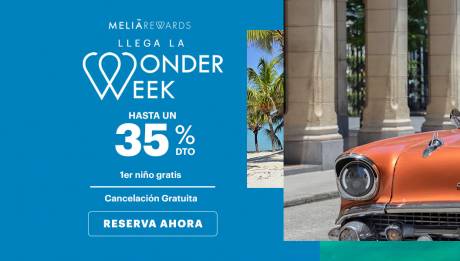 Lo mejor de la semana hasta -35% dto. en hoteles Meliá en Cuba